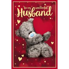 3D Holographic Husband Me to You Bear Birthday Card Image Preview